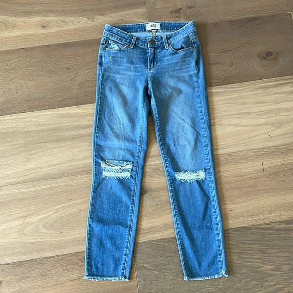 PAIGE Verdugo Crop Jeans Size 24 - Picture 1 of 9